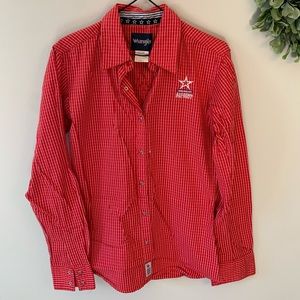 Wrangler snap shirt